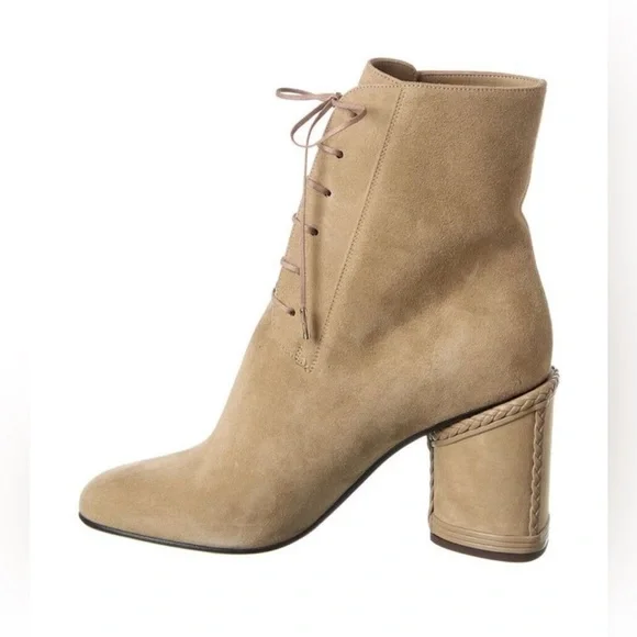 MOVING SALE Salvatore Ferragamo- Chana Suede Calf Booties - Picture 2 of 10